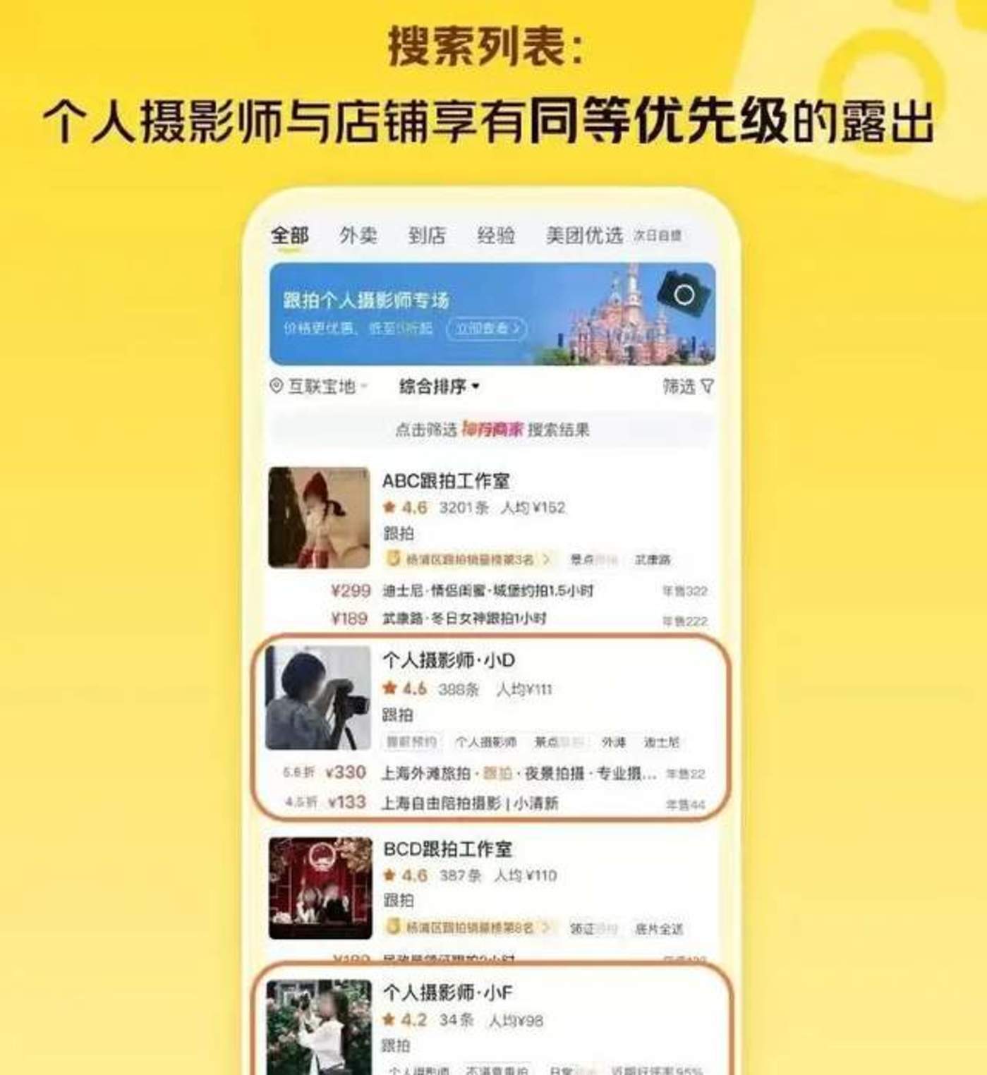 exclusive| Meituan opens up personal photographers to settle in, stirring up the 50 billion market?插图3