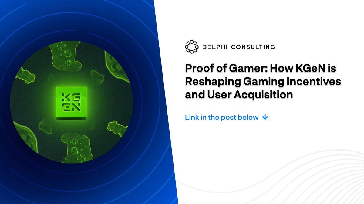 Delphi Digital Research Report: KGeN’s “Player Proof” redefines game incentives and player growth插图