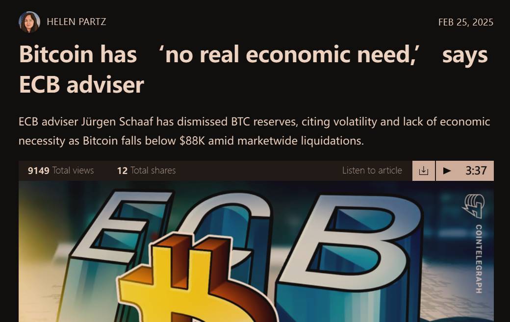 Bitcoin’s “sharp drop” echoes “no economic demand”?插图1